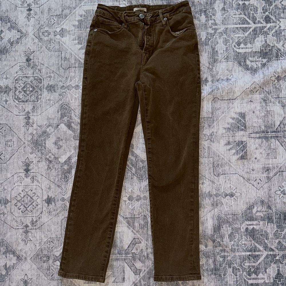 Good American Good Legs Cig Bronze Jeans